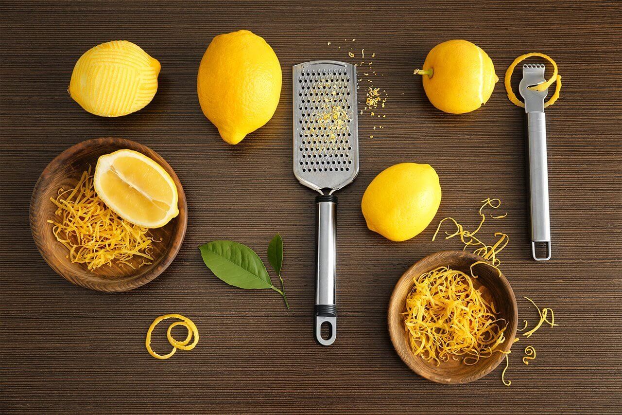 Zest and peel of lemons can be frozen, candied or preserved/