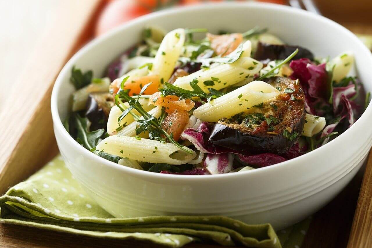 Leftover leaves with pasta